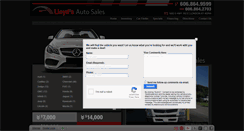 Desktop Screenshot of lloydsautosales.net