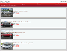 Tablet Screenshot of lloydsautosales.net